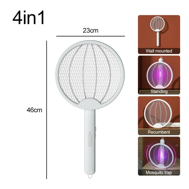 BuzzShield™ 4 in 1 Mosquito Killer Racket