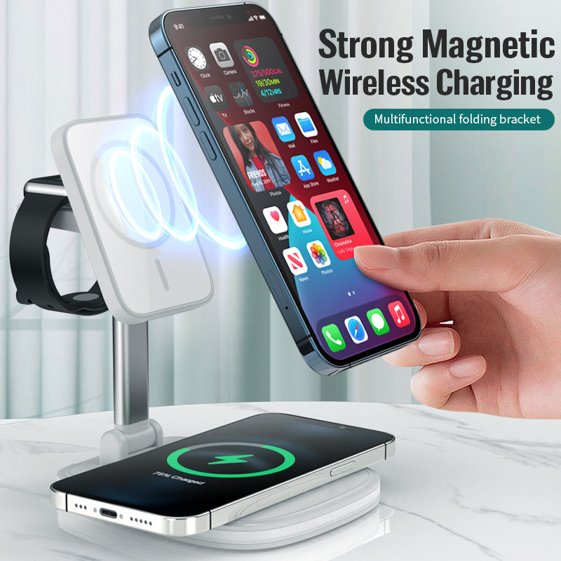 Appinco™ 3 in 1 Magnetic Folding Wireless Charger