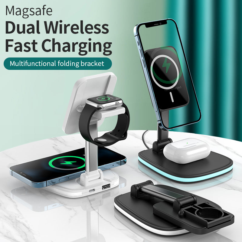 Appinco™ 3 in 1 Magnetic Folding Wireless Charger