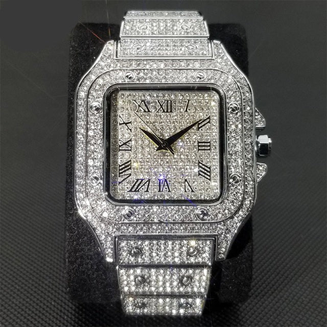 Appinco™ Ice Out Square Luxury Watch For Men