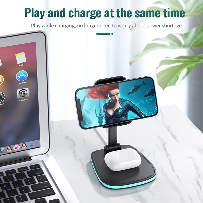 Appinco™ 3 in 1 Magnetic Folding Wireless Charger